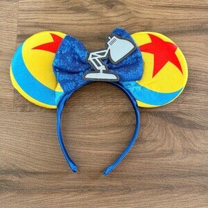 Disney Pixar Luxo Jr Lamp & Pixar Ball Mouse Ears Headband One Size